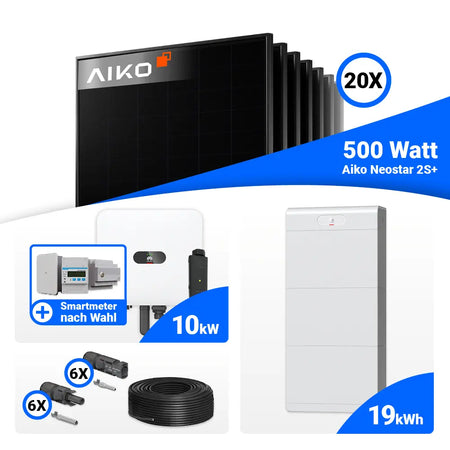 Solarpaket 10 kWp Full Black Module Huawei MAP0