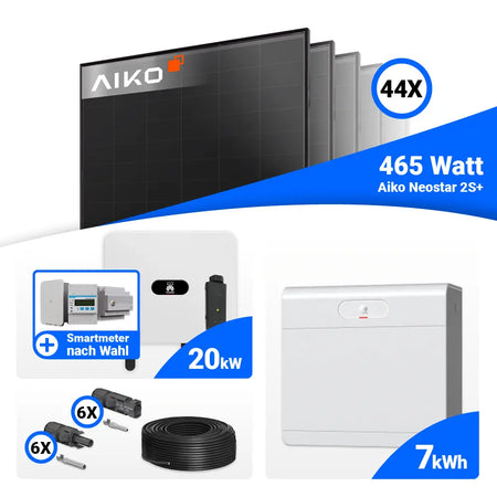 20 kWp Solarsystem mit Huawei SUN2000-20K-MB0 und Speicheroption