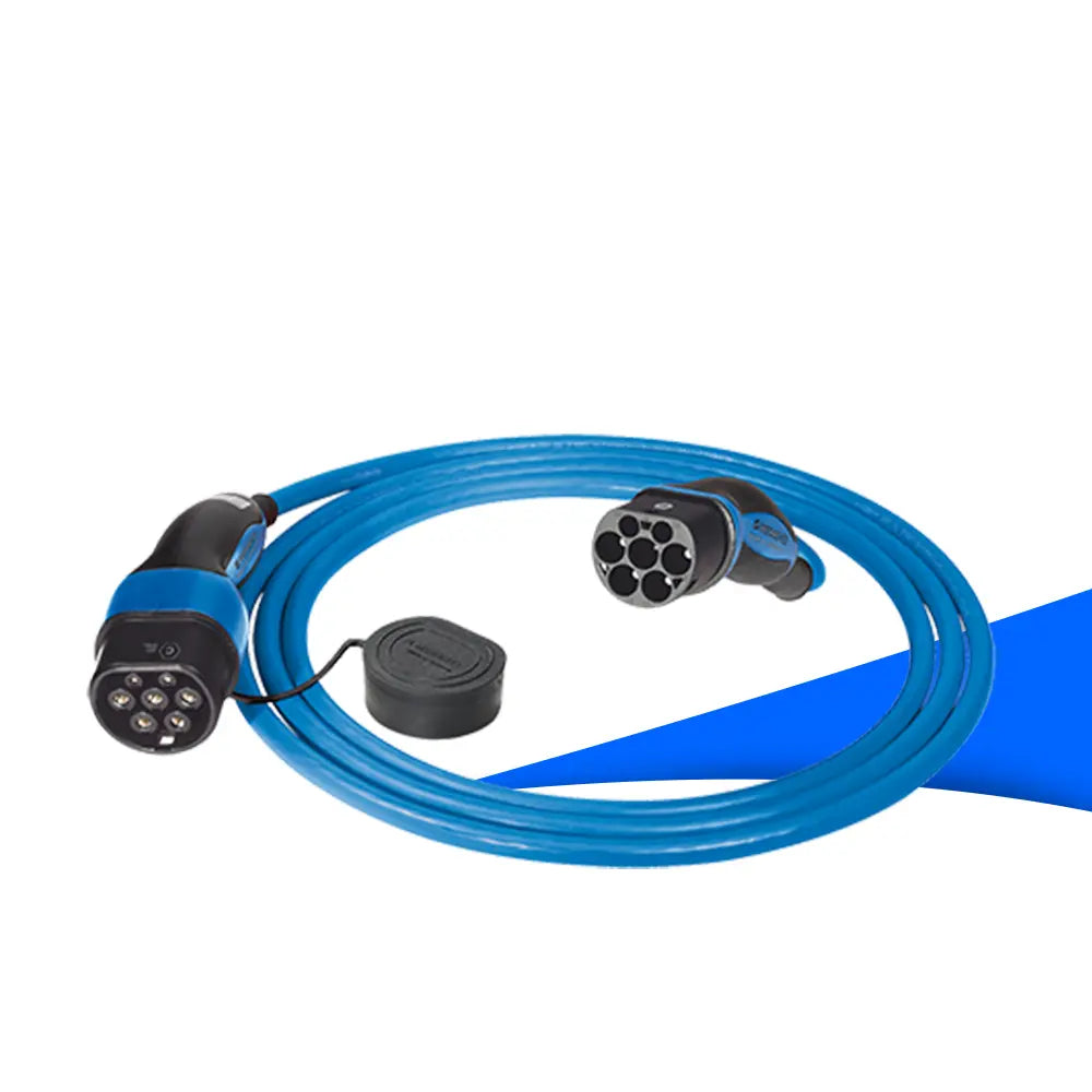 Produktbild - Das Mennekes Mode 3 Ladekabel Typ 2 ermöglicht ein sicheres und effizientes Laden von Elektrofahrzeugen an öffentlichen Ladesäulen und privaten Wallboxen
