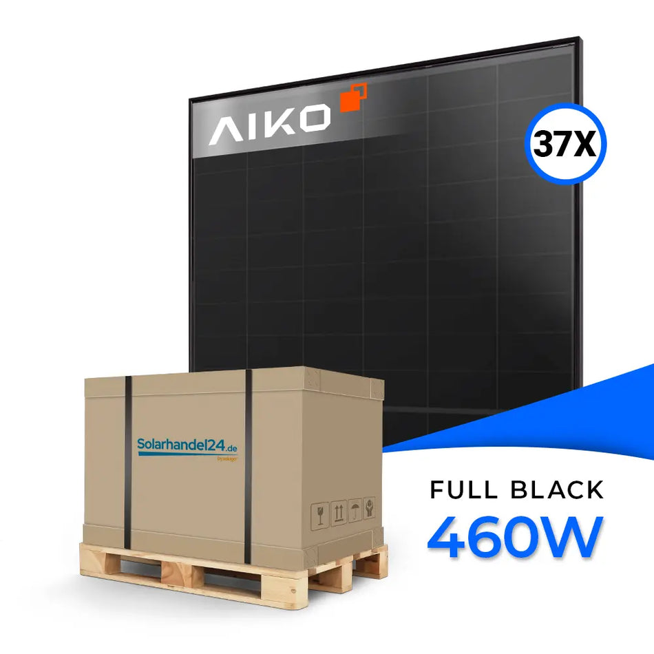 AIKO Solar 460W Glas-Glas Full Black Modul AIKO-A-MAH54Db Neostar 2S+ - Palettenpreis (37 Stk.)