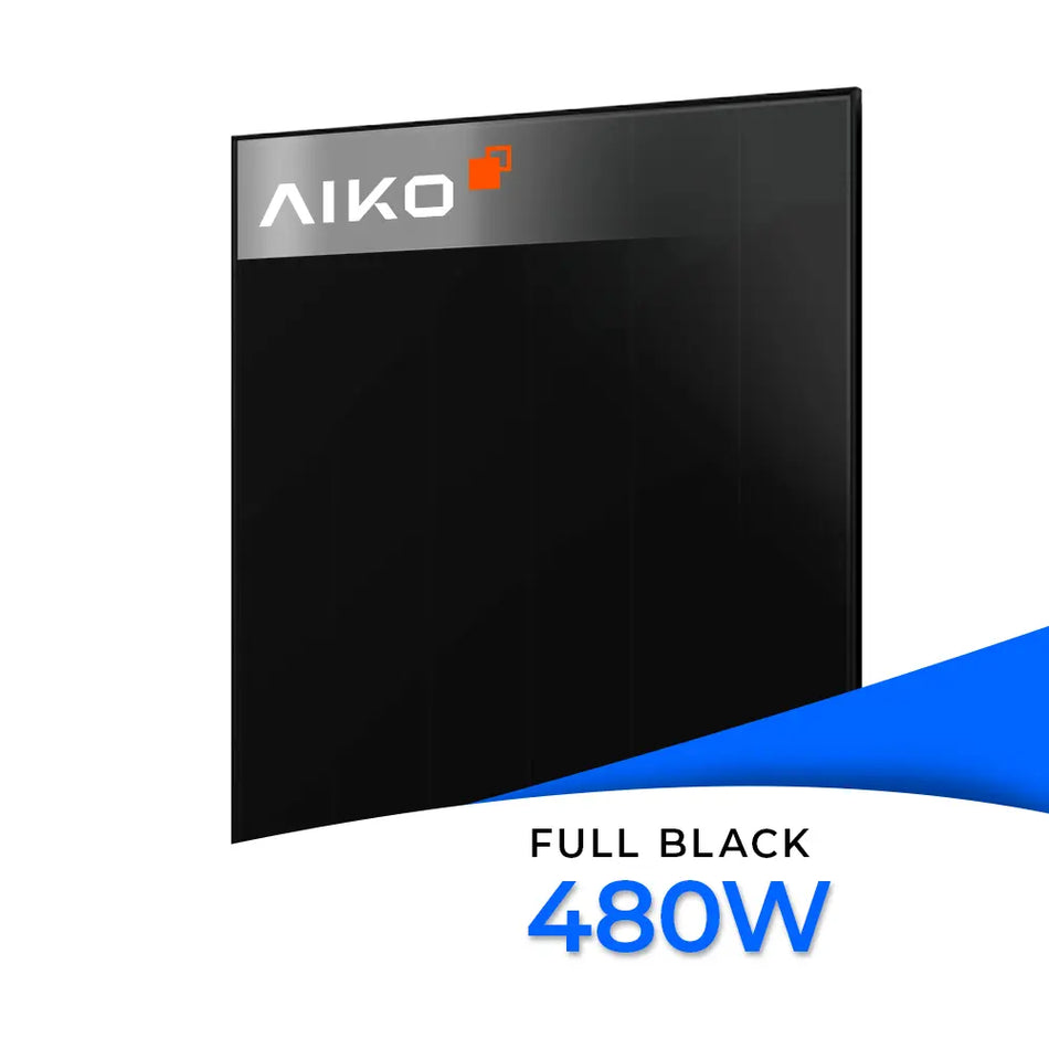 AIKO Solar 480W Dual Glass Full Black Solarmodul AIKO-A480-MCE54Db Neostar 3S+54 – hocheffizientes N-Type PV-Modul mit moderner Zelltechnologie