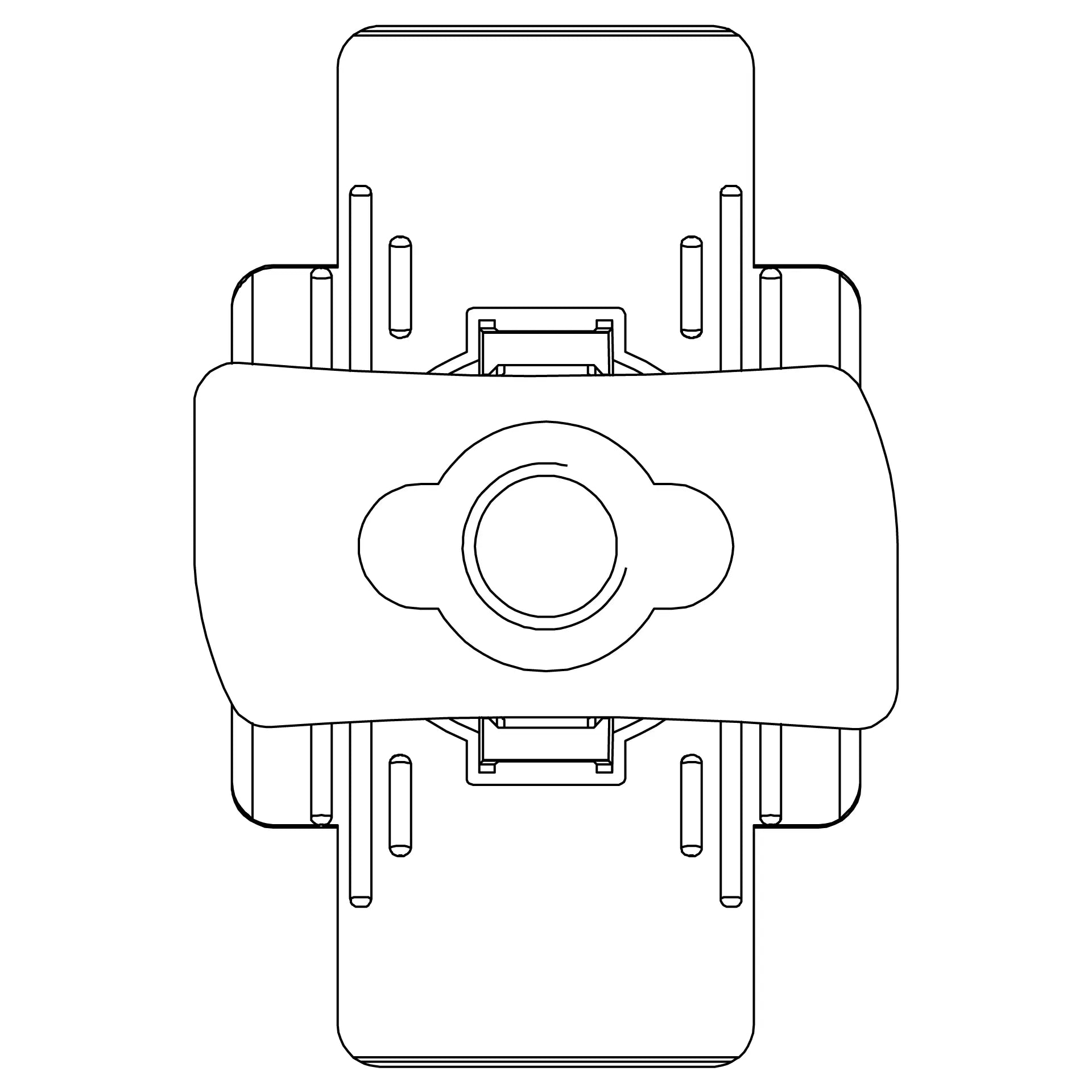 K2 Einlegemutter MK2 Edelstahl Zeichnung 3