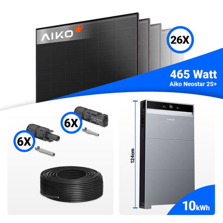 PV Komplettset 12 kWp mit Anker X1-H12K-T und Speicheroption kaufen