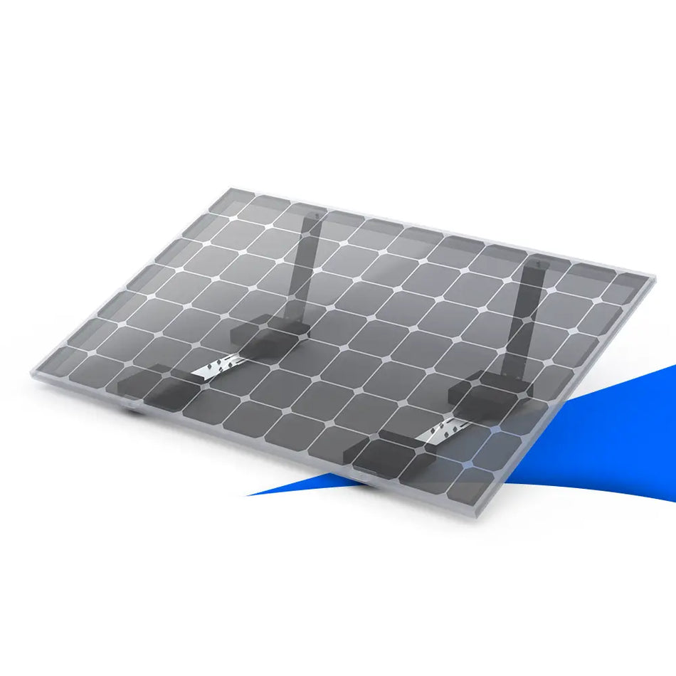 Produktbild - Mit dem verstellbaren Flachdach Halterungssystem erhältst du eine flexible und stabile Unterkonstruktion zur Montage von Solarmodulen auf Flachdächern. 